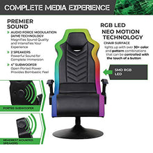 Load image into Gallery viewer, X Rocker 5152401 Zeta PC Chair 2.0 BT, 25.2" x 27.56" x 48.43", Black