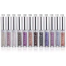 Load image into Gallery viewer, Glitter Eyeshadow Liquid Shiny Liquid Eyeshadow Liquid Eyeliner, Long Lasting, Quick-Drying, Opaque, Gel-Based Formula, Multi-Dimensional Eye Looks Eye Shadow Set, Gift for Girls and Women (A9)