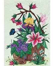 Load image into Gallery viewer, Thread Painting a Garden Quilt: A Step-by-Step Guide to Creating a Realistic 6-Block Project (Landauer) Dozens of Raw Edge Appliqué Techniques, Free-Motion, Blocking, Adding Borders, Sashing, and More