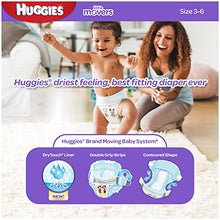 Load image into Gallery viewer, HUGGIES LITTLE MOVERS Active Baby Diapers, Size 3 (fits 16-28 lb.), 174 Ct, ECONOMY PLUS (Packaging May Vary)