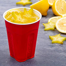 Load image into Gallery viewer, SOLO Cup Company Red Squared Plastic Party, 18 Ounce, 200 Count