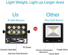 Load image into Gallery viewer, Outdoor LED Flood Light 350W Equiv. 5000lm Super Bright Security Light, LED Work Light, 5700K Daylight White, IP66 Waterproof Outdoor Lamp Exterior Wall Light for Yard Garage Porch 90-264V