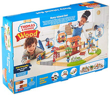 Load image into Gallery viewer, Thomas & Friends Wood Busy Island Set, Toy Train Set with 40+ Pieces, Including Track, 5 Characters, poseable Figures and 3 Destinations