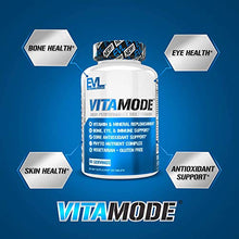 Load image into Gallery viewer, Evlution Nutrition VitaMode High Performance Men’s Multivitamin, Full Spectrum Vitamins & Minerals, Immune Health, Vitamin C & D, Zinc, Antioxidants, Skin, Hair, Bone, Eye Health (60 Servings)