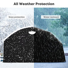 Load image into Gallery viewer, Quictent Heavy Duty Motorcycle Shelter Shed Cover Storage Garage Tent with TSA Code Lock & Carry Bag, Small Size