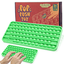 Load image into Gallery viewer, OleOletOy Bundle - 32 Fidget Toys Set with 1 Pop Push It Fidget Toy Bubble Keyboard, Its Jumbo Silicone Popper, Stress Balls for Kids, Teens, Adults, Stretchy Sensory Tool for ADHD, Autism, Anxiety