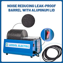 Load image into Gallery viewer, Leegol Electric Rock Tumbler Machine - Single Drum 3LB Rock Polisher (Single Barrel)