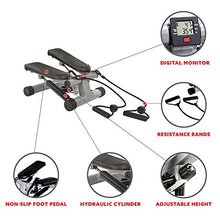 Load image into Gallery viewer, Sunny Health & Fitness Mini Stepper with Resistance Bands