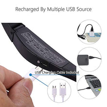 Load image into Gallery viewer, YOCTOSUN Rechargeable Head Magnifier Glasses, Eyeglasses Magnifier with 2 LED Lights and Detachable Lenses 1.5X, 2.5X, 3.5X,5X, Best Magnifying Glasses for Reading and Hobby