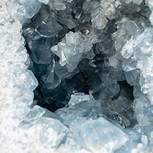 Load image into Gallery viewer, Astro Gallery of Gems Blue Celestite Cluster Geode from Sankoany, Ketsepy Mahajanga, Madagascar (9 lbs) - BC71