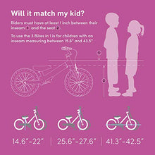 Load image into Gallery viewer, smarTrike 3 Bikes in 1, Convertible Balance to Pedal Bike for Kids Ages 3-7 - Pink
