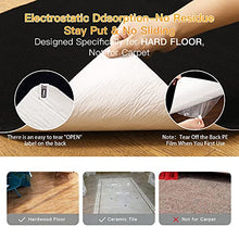 Load image into Gallery viewer, Office Chair Mat for Hardwood & Tile Floor, 55"x35" Computer Gaming Rolling Chair Mat, Under Desk Low-Pile Rug, Large Anti-Slip Floor Protector for Home Ofiice (Black)