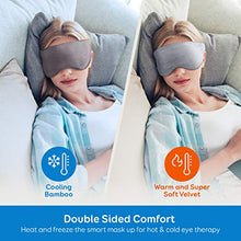 Load image into Gallery viewer, BUZIO Weighted Blanket 4 Piece Set with 2 Removable Duvet Covers & 1 Weighted Sleep Mask, Heavy Blanket for Hot & Cold Sleepers - Kids or Adults (60 x 80 inches - 15 lbs, Grey)