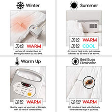 Load image into Gallery viewer, IRIS USA, Inc. BLW-C2 Blanket Warmer With Shoe Dryer Attachment, White