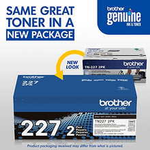 Load image into Gallery viewer, Brother Genuine High-Yield Black Toner Cartridge Twin Pack TN227 2Pk