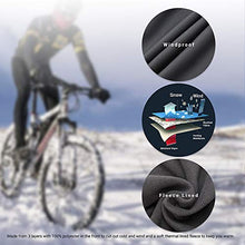 Load image into Gallery viewer, Souke Sports Men's Bike Cycling Pants Windproof Hiking Outdoor Winter Fleece Thermal Athletic Pants(Black, X-Large)