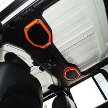Load image into Gallery viewer, Car Top Roof Speaker Frame Trim Cover for 2018-2021 Jeep Wrangler JL JLU Gladiator JT (Orange)