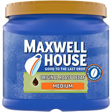 Load image into Gallery viewer, Maxwell House The Original Roast Decaf Medium Roast Ground Coffee (29.3 oz Canister)