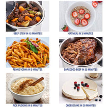 Load image into Gallery viewer, Zavor EZLock 7.4 Quart Stove-top Pressure Cooker with Dual Pressure Settings, Universal Locking Mechanism, Recipe Book and Steamer Basket - Polished Stainless Steel (ZCWEZ03)