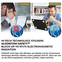 Load image into Gallery viewer, 5G&EMF Blockers for Mobile Phones – EMF Protection Cell Phone Stickers - 24K Gold Neutralizer - 5G Mobile Phone Protector - Anti-Radiation Shields - 5G Protection for All Devices - BIO Card&Saver Chip
