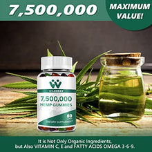 Load image into Gallery viewer, WACHRAY Hemp Gummies for Pain & Anxiety, Natural Support Better Strength Sleep Stress Relax Inflammation Calming, from Organic Hemp Seed Oil Extract Candy Gummy, Low Sugar (3 Packs)