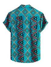 Load image into Gallery viewer, VATPAVE Mens Summer Tropical Shirts Short Sleeve Button Down Aloha Hawaiian Shirts 3X-Large Royal Blue