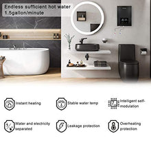 Load image into Gallery viewer, Tankless Water Heater Electric,ECOTOUCH 9KW 240V On Demand Water Heater Self-Modulating Instant Hot Water Heater ECO90 Black
