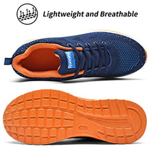 Load image into Gallery viewer, RomenSi Men's Air Cushion Sport Running Shoes Casual Athletic Tennis Sneakers (BlueOrange US 10)