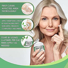 Load image into Gallery viewer, Hemp Emu Cream - Made In USA - Natural Hemp Cream Soothes Discomfort in Joints, Muscles, Back, Knees - Premium Hemp Oil Extract, Emu Oil, Menthol, Eucalyptus & Natural Oils - 4oz