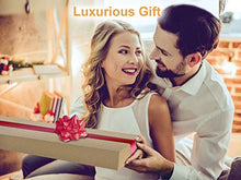 Load image into Gallery viewer, ROYAL CRAFT WOOD Luxury Bamboo Bathtub Caddy Tray with Book and Wine Holder - One or Two Person Bath and Bed Tray with Extending Sides - Free Soap Dish (Black)