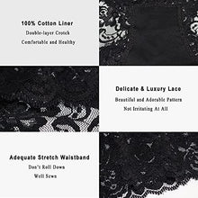Load image into Gallery viewer, KYY Women's Lace Underwear High Waist Sexy Panties Full Coverage Briefs 4 Pack