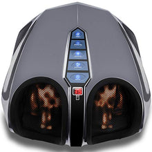 Load image into Gallery viewer, Miko Shiatsu Foot Massager With Deep-Kneading, Multi-Level Settings, And Switchable Heat Charcoal Grey