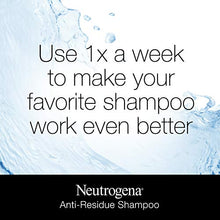 Load image into Gallery viewer, Neutrogena Anti-Residue Clarifying Shampoo, Gentle Non-Irritating Clarifying Shampoo to Remove Hair Build-Up & Residue, 12 fl. oz