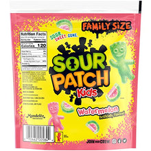 Load image into Gallery viewer, SOUR PATCH KIDS Watermelon Soft & Chewy Candy, Family Size, 1.8 lb Bag