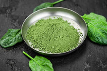 Load image into Gallery viewer, HealthyJourney Superfood - Organic Spinach Powder - 100% Pure - Pesticide Free - Vegan - Gluten Free - Kosher - Rich in Vitamin C and K - 1 LB