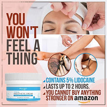 Load image into Gallery viewer, Bravado Labs Lidocaine Numbing Cream - Topical Anesthetic Cream - Best Skin Numbing Cream for Tattoos, Laser Hair Removal, Microneedling, Waxing - 5% Lidocaine Maximum Strength Formula (1oz)