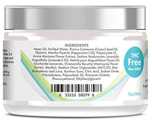 Load image into Gallery viewer, Hemp Pain Relief Cream- Made in USA Lab Tested Hemp Oil Formula for Arthritis, Back, Knee, Joint, Carpal Tunnel, Nerve, Muscle Pain for Inflammation, Soreness with Natural Peppermint & Arnica Extract