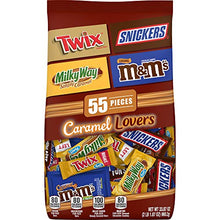 Load image into Gallery viewer, MARS Chocolate Caramel Lovers (M&M's, SNICKERS, TWIX & MILKY WAY) Fun Size Candy Bars Variety Mix 33.87-Ounce 55-Piece Bag