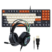 Load image into Gallery viewer, havit RGB Gaming Headset and Mechanical Keyboard