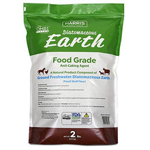 Load image into Gallery viewer, HARRIS Diatomaceous Earth Food Grade, 2lb with Powder Duster Included in The Bag