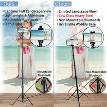 Load image into Gallery viewer, Fugetek 51" Professional Selfie Stick & Tripod, Phone Holder, Removable Bluetooth Remote, Portable All in One, Heavy Duty Aluminum, Compatible with iPhone & Android Devices, Non Skid Feet, Black