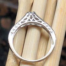 Load image into Gallery viewer, Genuine Rainbow Moonstone 925 Solid Sterling Silver Engagement Ring Size 7, 7.75, 8, 8.75, 9