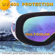 Load image into Gallery viewer, Ski Goggles, Pack of 2, Snowboard Goggles for Kids, Boys & Girls, Youth, Men