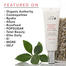 Load image into Gallery viewer, 100% Pure Coffee Bean Caffeine Eye Cream Refresh & Hydrate Under Eye Treatment Reduce Puffiness, Dark Circles, Wrinkles with Green Tea, Rose Hip, Vitamin E - Youthful Vibrant Eyes - Vegan - 1 oz