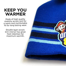 Load image into Gallery viewer, Nickelodeon Toddler Winter Hat, Scarf and Kids Gloves, Paw Patrol Baby Beanie for Boys 4-7, Blue Mittens, Mittens Ages 2-4