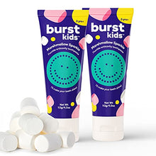 Load image into Gallery viewer, BURSTkids Marshmallow Sparkle Anticavity Fluoride Children’s Toothpaste, Safe, Effective, Gentle, Tasty Marshmallow Toothpaste for Kids Ages 3+, Vegan, SLS & Gluten Free (4.0oz), 2 Pack