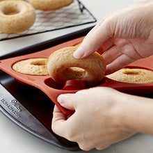 Load image into Gallery viewer, Wilton Non-Stick Food-Grade Silicone Donut Baking Pans, Set of 2