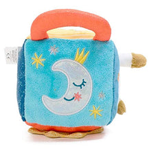 Load image into Gallery viewer, Mary Meyer Soft Activity Cube Baby Block, 4 x 4-Inch, Cosmo