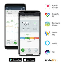 Load image into Gallery viewer, QardioBase2 WiFi Smart Scale and Body Analyzer: monitor weight, BMI and body composition, easily store, track and share data. Free app for iOS, Android, Kindle. Works with Apple Health.