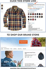 Load image into Gallery viewer, Legendary Whitetails Men's Standard Buck Camp Flannel Shirt, Cobalt Plaid, XX-Large